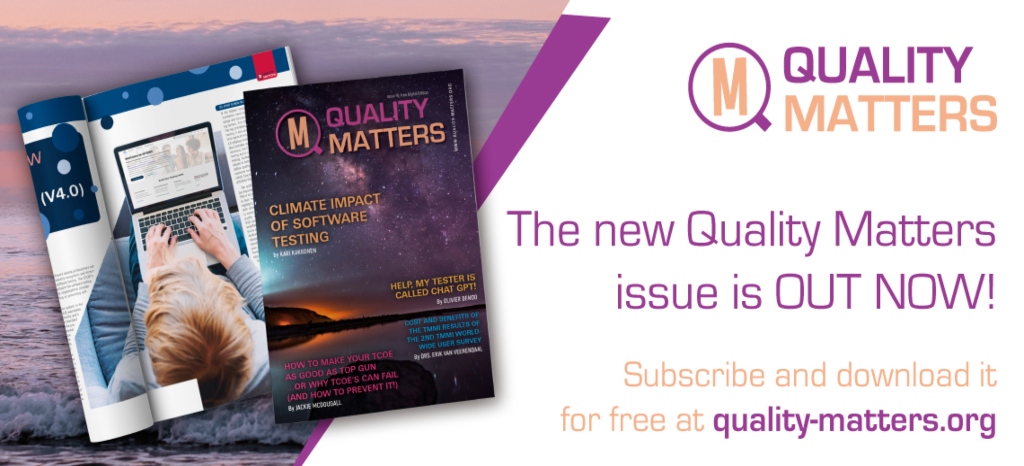 results of the TMMi world-wide survey in QualityMatters
